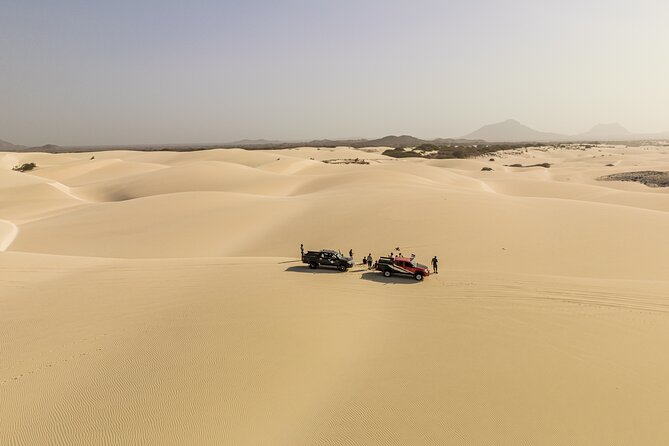 4WD Boa Vista group day tour south and north with sandboarding - Sandboarding among the Morro de Areia dunes
