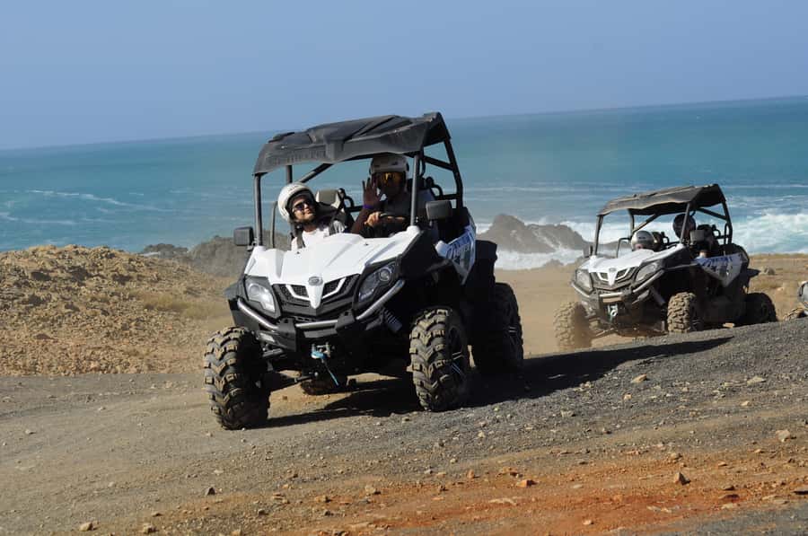 Boa Vista Island: Dunes, Desert &Sal Rei 4WD Buggy Adventure - Passing through Sal Rei to Bahia de Estoril
