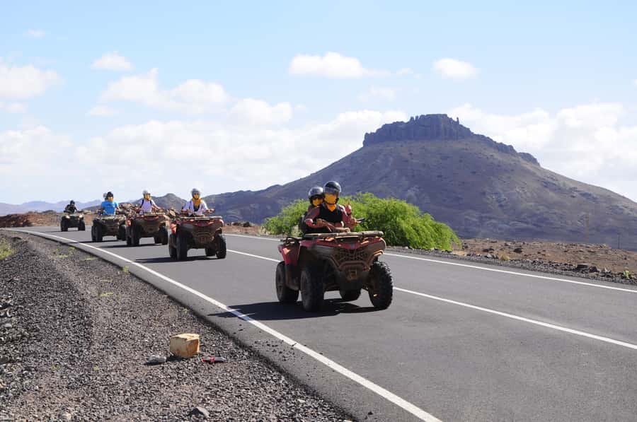 Boa Vista: Off-Road Quad Bike to Santa Monica & Caves - Hotel pickup and the two departure times