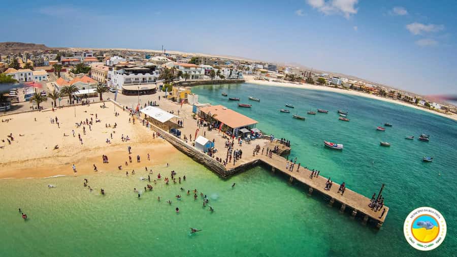 Boavista: City Tour with a Splash at Estoril Beach - The Catholic Church and Sal Rei’s central streets
