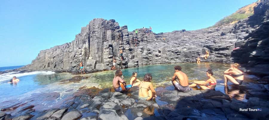 Discover the Black Sand Beach+the Natural Pool - What to expect from the village setting
