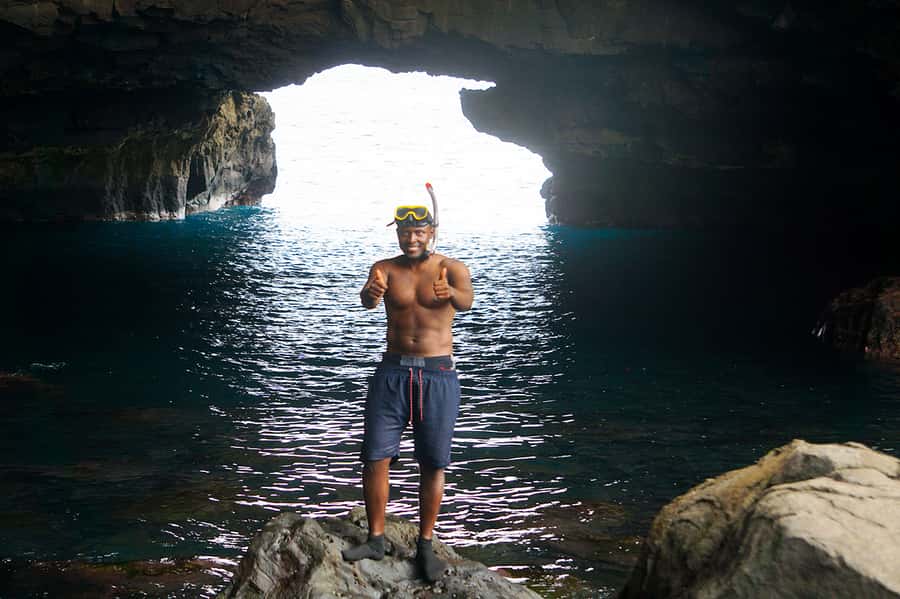 From Praia: Boat Trip, Snorkeling, Cave & BBQ on the Beach - What the $129 price really covers