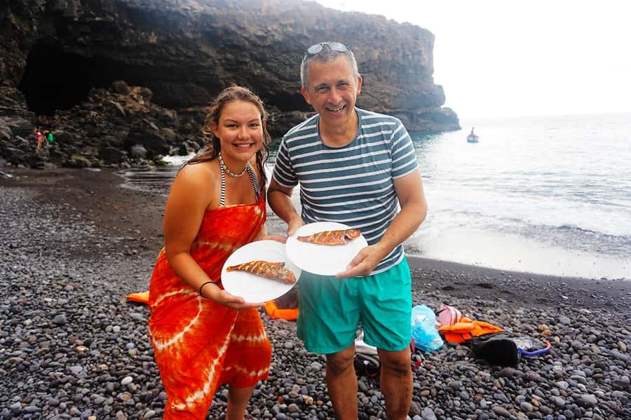 From Praia: Boat Trip, Snorkeling, Cave & BBQ on the Beach - What to pack for this particular outing