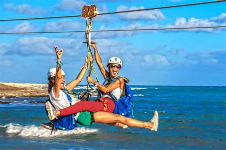 From Santa Maria: Sal island Zipline Experience (Official) - What $65 gets you