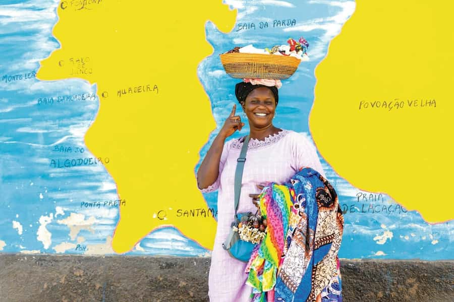 Full Day Postcards of Sal Tour with Kite Beach and Lunch - Palmeira adds color and local life