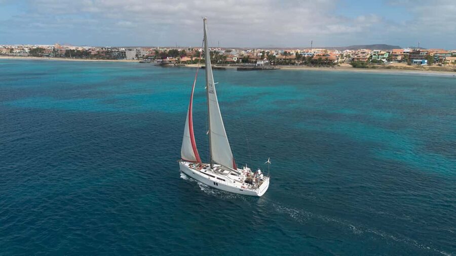 Full day sailing boat in Sal, Cape Verde:taste the Atlantic! - Swimming, sun, and the return sail