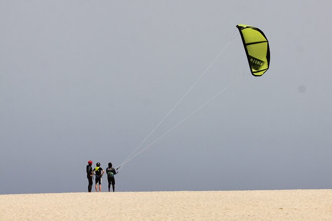 Kitesurf Lessons in Cape Verde - The Small Training Kite Comes First