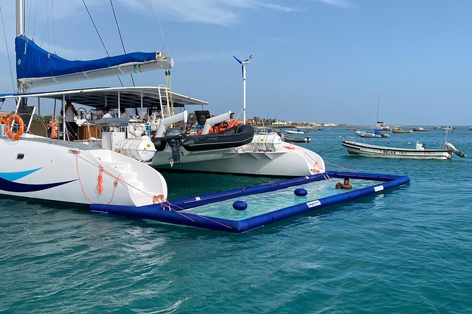 Lounge Catamaran SODADE Half-Day - Sailing from Palmeira into Sal’s open water
