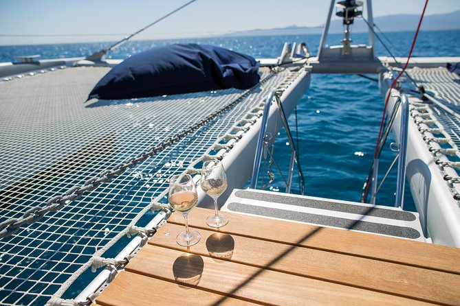 Lounge Catamaran SODADE Half-Day (Adults Only) - Swimming, snorkeling, and fishing depend on the sea