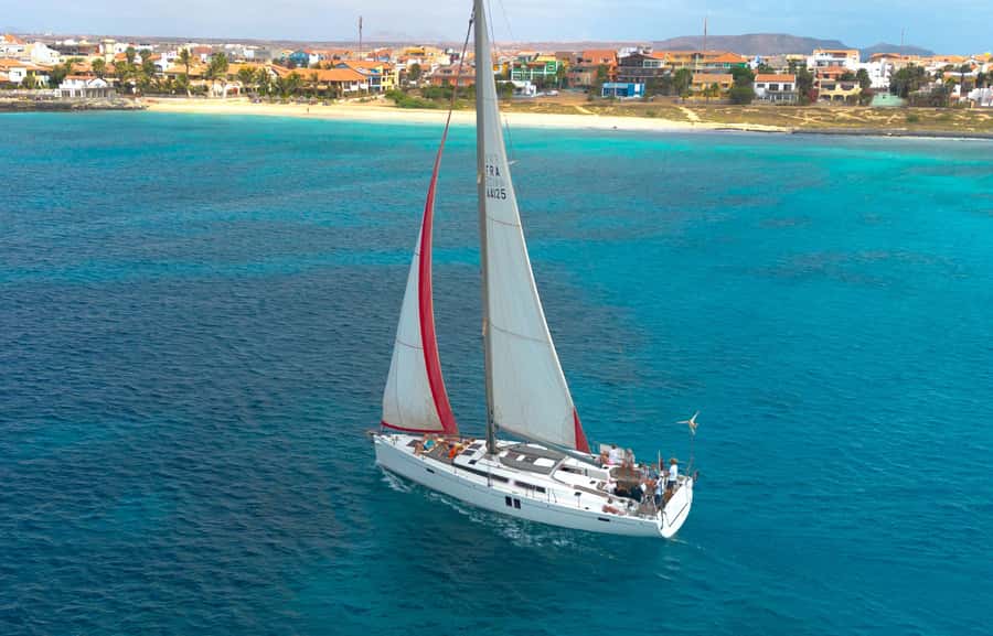 Sal, Cape Verde: Half day on Cuba Libre sailing yacht - Sailing from Bikini Beach into the Atlantic