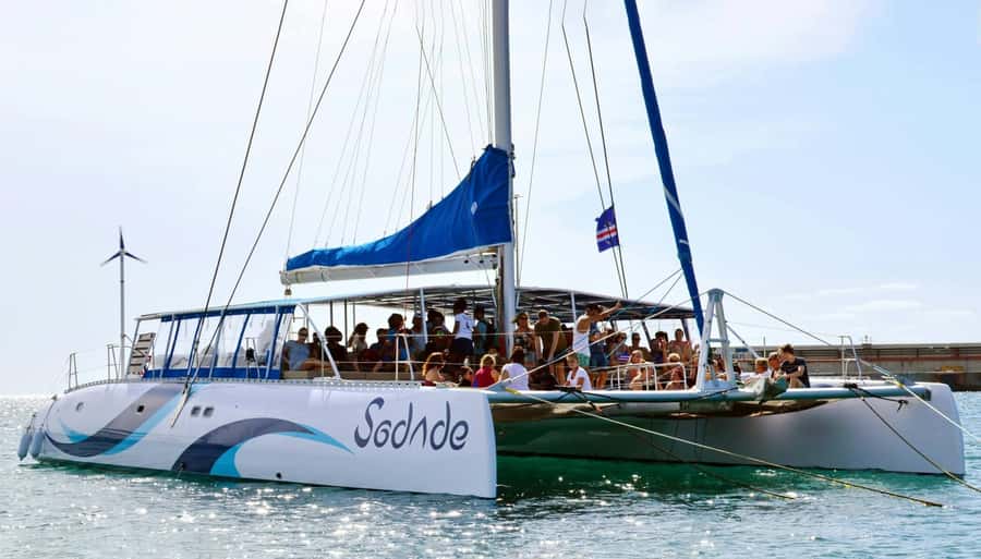 Sal Island Catamaran Cruise with All-inDrinks and Snacks - Monte Leão and the Murdeira Bay stop