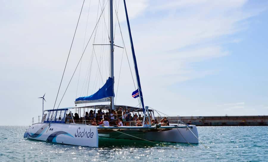 Sal Island Catamaran Cruise with All-inDrinks and Snacks - Music, dancing, and the mood onboard