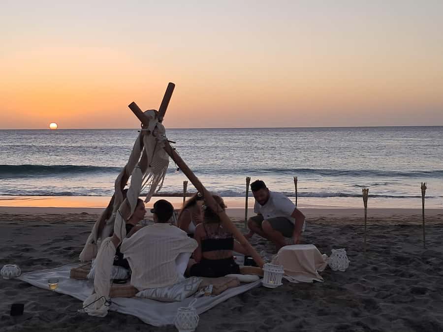 Sal: Romantic Sunset Escape with Wine and Roundtrip Transfer - Watching the Atlantic sunset with Fogo wine