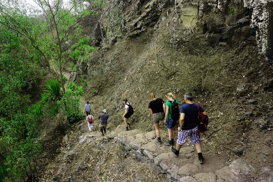 Santiago Island: Serra Malagueta & Tarrafal Beach Trek Tour - The road from Praia to Serra Malagueta