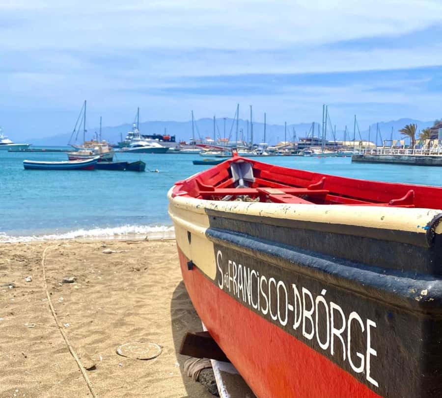 São Vicente: Snorkel with Sea Turtles Adventure - The short boat ride to the turtle bay